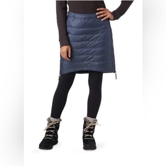 Skhoop Short Down Skirt NWOT Denim/Navy XS - Picture 9 of 9